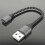 Cabo extensor USB-C fêmea para USB 2.0 macho, conversor extensor, adaptador de transferência de dados para celular e laptop. 8