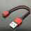 Cabo extensor USB-C fêmea para USB 2.0 macho, conversor extensor, adaptador de transferência de dados para celular e laptop. 4