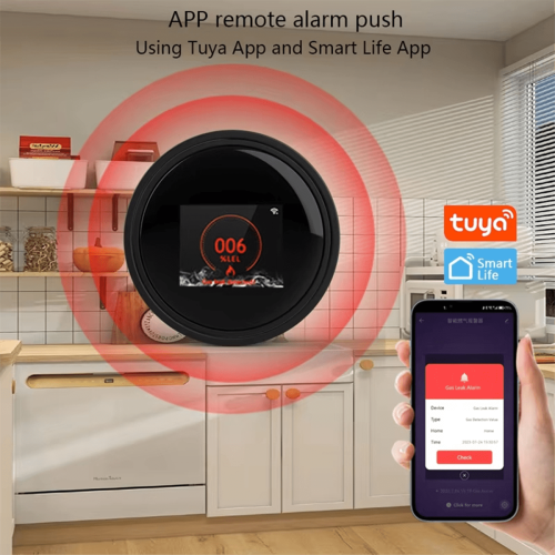 Capteur de gaz naturel Wi-Fi avec écran LCD 2