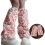 Damebenvarmere i plys, 42 cm, 1 par 2