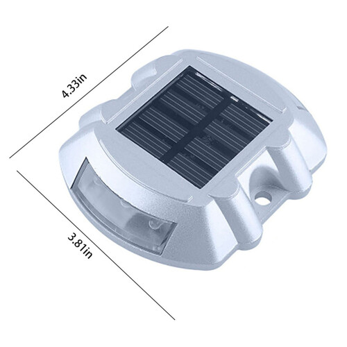 Solar-Straßenleuchte mit Erdspieß, warmweiß, 2 Modi, IP68 2