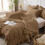 Twin Comforter Set Oak Brown Seersucker Microfiber 2-Pc 5