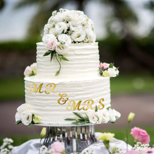 Gold Acrylic Cake Toppers Decorations, Full Alphabets Set for Name Messages 2