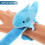 Bandeau en peluche bleue (1 pièce) 3