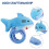 Bandeau en peluche bleue (1 pièce) 5