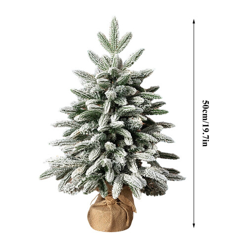 Artificial Christmas Tree Burlap Base 6ft 2