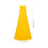 Party Air Horn Yellow Plastic Noise Maker 1Pcs 2