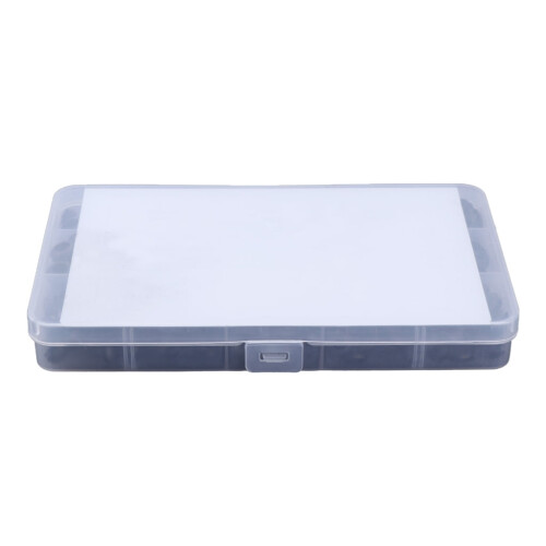 260pcs Rubber Wire Sleeve Set Easy Cable Organization Solution Flexible Rubber Wire Seals with Storage Box Assorted set 1