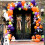 Μπαλόνια για πάρτι Halloween – 50 τεμάχια 12" μαύρα, πορτοκαλί, μωβ και πράσινα μπαλόνια 6