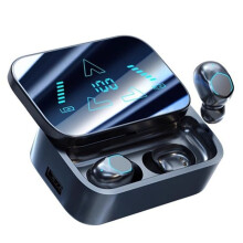 M48 Draadloze Oordopjes Headset Oplaadbare Oordopjes in-Ear Led Display Hoofdtelefoon Sport met Mic Pods