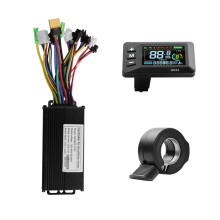 36V 48V 52V 22A Brushless Controller GD02 Meter LCD Display+130X Throttle Kit for Electric Scooter E-Bike Repair Kit