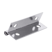 Furniture Cabinet with 50 x 38 x 5mm, Spring Hinges Made of Stainless Steel, Silver, 8 Pieces