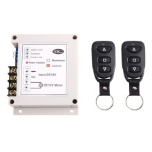DC12V 40A 400W Wireless Motor Controller Remote Control for Garage Doors Curtains Roller Shutters and More