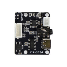 CX-SF5A Seriell Portkontroll Röstuppspelningsmodul Board MP3-Musikspelare 5W MP3-Uppspelning Seriell Kontroll Röstmodul B