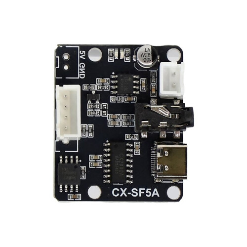 CX-SF5A Serial Port Control Voice Playback Module Board MP3 Music Player 5W MP3 Playback Serial Control Voice Module B