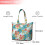 Τσάντα ταξιδιού Pioneer Flower Floral Print για γυναίκες – Μεγάλη τσάντα ταξιδιού 4