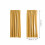 Golden Orange Blackout Curtains Polyester 41.76"x45" 2