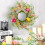 Krans med blomsterlysringe 7,5 cm 6 stk. 2
