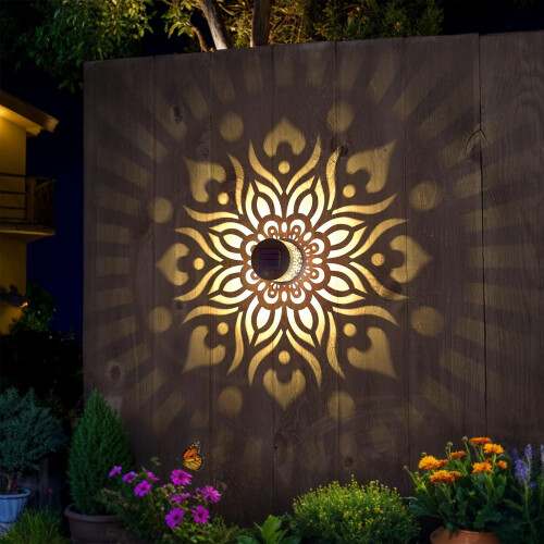 Ηλιακά φώτα περίφραξης μεταλλικά Mandala2Pack 2