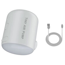 Pompe à Air Électrique pour Camping, Pompe de Gonflage et de Dégonflage, Rechargeable par USB, pour Matelas Pneumatiques et Lits.