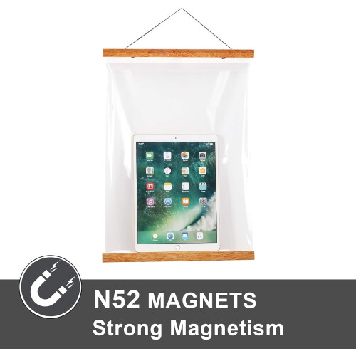 Μαγνητική Κρεμάστρα Αφίσας από Ξύλο Teak 12x16 12x18 12x36 2