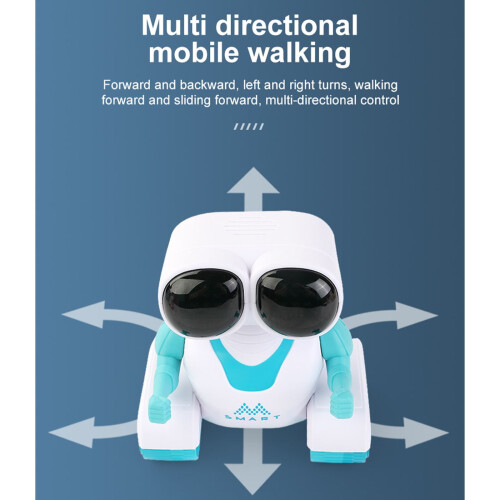 Intelligent Interactive RC Robot - Mini Programming Toy with Music Function, Perfect for Educational Play & Holiday Gifting for All Ages 2