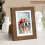 5x7 Picture Frames 2 Pack – Brown Walnut Wood with HD 2