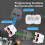 Intelligent Interactive RC Robot - Mini Programming Toy with Music Function, Perfect for Educational Play & Holiday Gifting for All Ages 6
