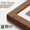 5x7 Picture Frames 2 Pack – Brown Walnut Wood with HD 4