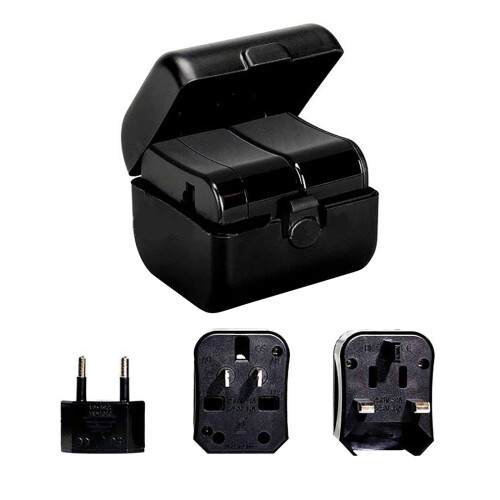 Power Converter 220V to 110V EU Plug Adapter 2