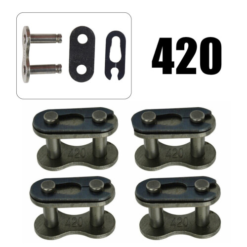 4PCS420Κύριος σύνδεσμος αλυσίδας για σκούτερ ATV Motocross 1