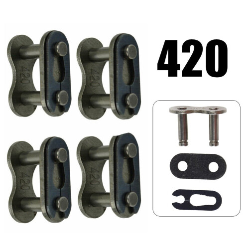 τεμάχια 420 σύνδεσμος σύνδεσης αλυσίδας για σκούτερ μοτοκρός Atv 2