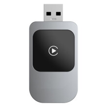 Adaptador de Car Sem Fio Plug & , Dongle CarPlay Converte com Fio para Sem Fio, Conexão Automática Rápida, Sem Atrasos