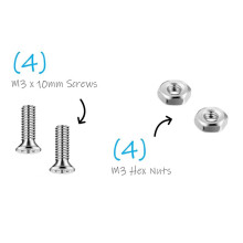 Premium 6.35mm 1/4inch Female to Male Panel Mount Cable for Pro Audio Installations, D-Type Solderless Pass Through