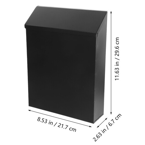 Post Box Lockable 1Pcs 11.6X8.5X2.6In 2