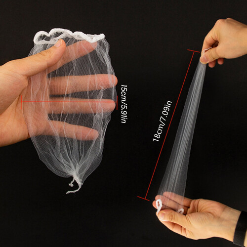 Fishing Quick Water Soluble Baits Bags Dissolve Fishing Meshes Dissolve Refill Baits Bag for Solid Baits Tackle Throwing 2