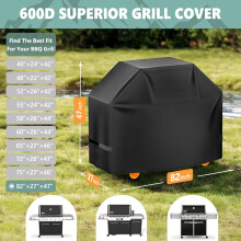 Housse de barbecue extra large 82 pouces, 600D imperméable