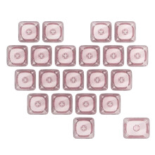 Hartvormige keycapset voor pc (MOA-profiel, 21 stuks)
