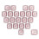 Hartvormige keycapset voor pc (MOA-profiel, 21 stuks) 1