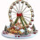 Christmas Ferris Wheel Acrylic Ornament 22cm 1