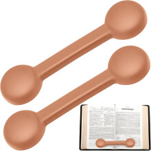 Záťažové gumové záložky pre dospelých, hnedé, 2 kusy