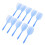 10x Dartflights 2BA integriert blau 8
