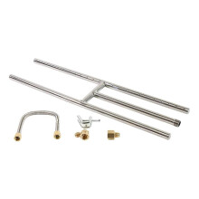 Gás nádúrtha H-Burner cruach dhosmálta 24 orlach x 6 orlach