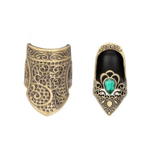 Retro Metal Thimble Finger Protector 2 pcs