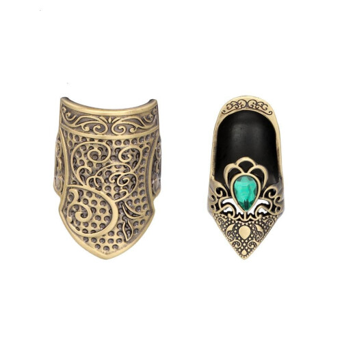 Retro Metal Thimble Finger Protector 2 pcs