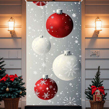 Christmas door cover banner 70.9 x 35.4 in