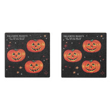 Halloween Stickers Witch Pumpkin Skeleton 6 pcs