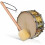 Bass Drum Mallet Felt Head 15 Inch Wood Handle 1
