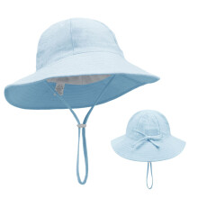 Toddler Adjustable Fisherman Hat for Kids, Sky Blue – Compatible with Ages 1-3, Perfect for Summer Outings & Picnics