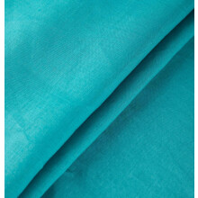 Nature 100% Pure Linen Fabric Cloth for Embroidery Garment, Craft by The Yard (Lake Green)